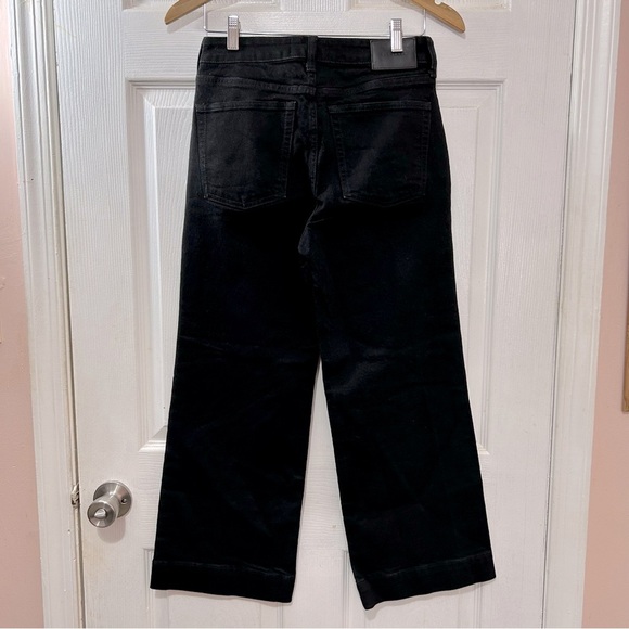 Everlane The Wide Leg Jean Denim Button Fly Women's Black Size 27 Ankle - Picture 11 of 11